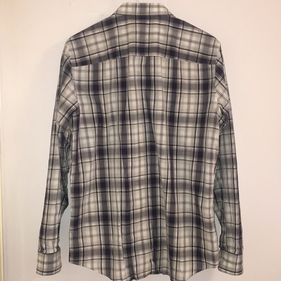 Michael Kors Plaid Button Down Shirt Size M - Picture 4 of 6